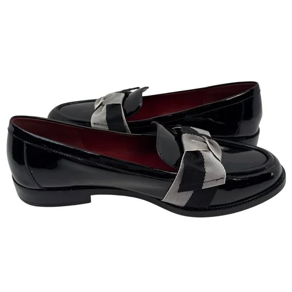 Kate Spade Womens Leandra (K9539) Loafer Bow Black Size 9.5 - Picture 10 of 15